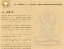 Tablet Screenshot of jainsindia.org